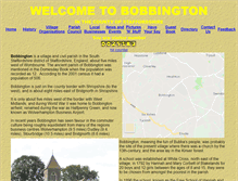 Tablet Screenshot of bobbington-village.co.uk